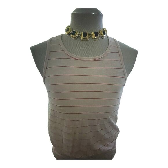 Sundry For Evereve Dress Size 1 Small The Weekender Striped Sleeveless Tank - Picture 12 of 14